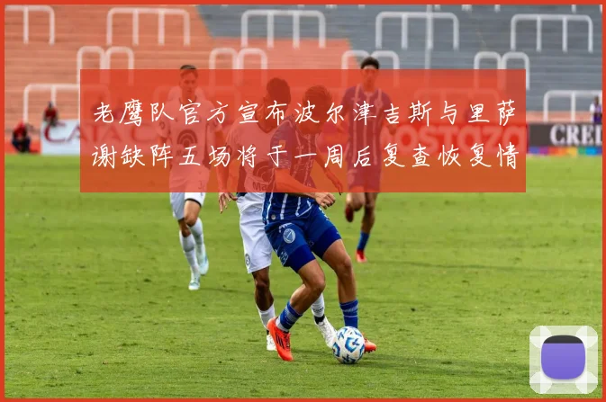 老鹰队官方宣布波尔津吉斯与里萨谢缺阵五场将于一周后复查恢复情况